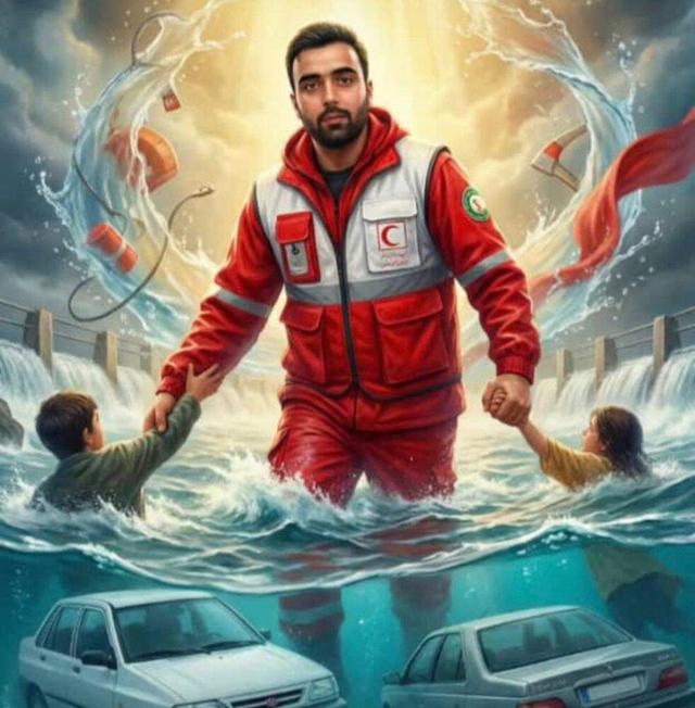 درگذشت نجاتگر هلال احمر جهرم حین امدادرسانی در بارش‌ها/ استاندار فارس تسلیت گفت