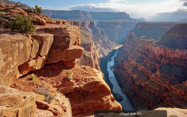 تصاویر دیدنی از جاری شدن آب در گرند کانیون ایران + ویدئو
