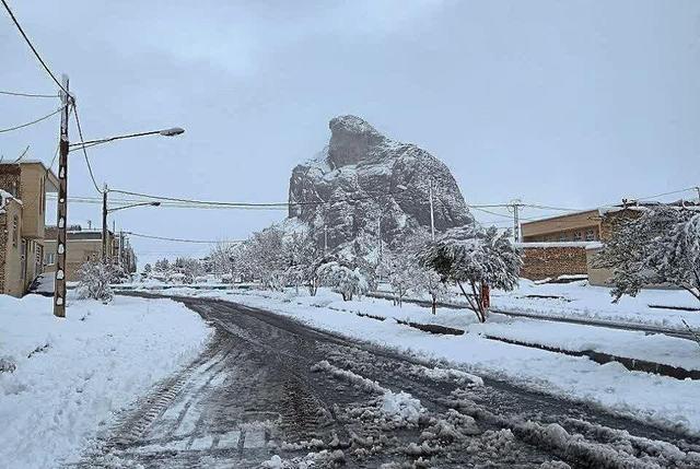 چنارناز رکوردار بارش‌های استان یزد/تداوم بارش‌ و یخبندان