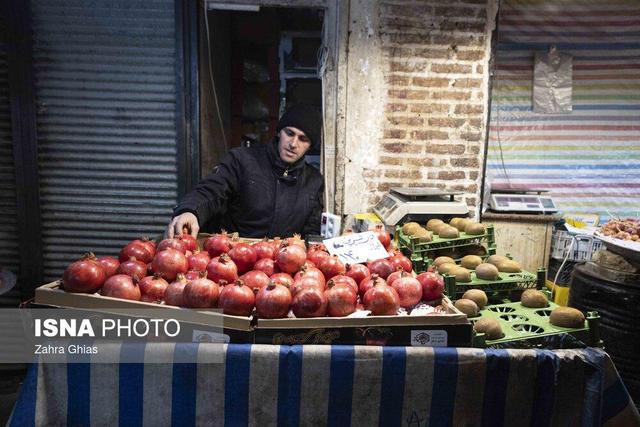 بازار شب یلدا - تبریز