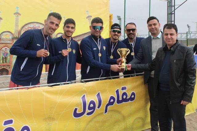 هت‌تریک قهرمانی تیم پیکان بندر دیر در لیگ برتر والیبال ساحلی/سمنانی ها برای اولین بار در جمع چهار تیم