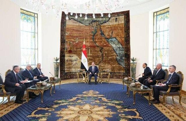 همکاری راهبردی و نیروگاه هسته‌ای الضبعه؛ محورهای دیدار وزیر خارجه روسیه و رئیس جمهور مصر