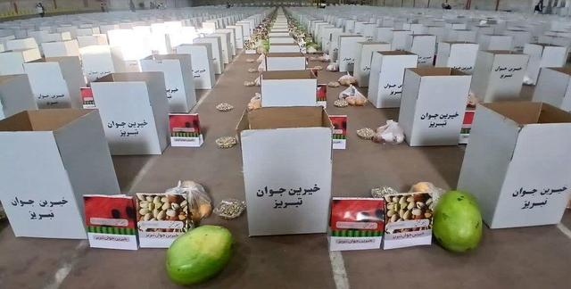 خیرین جوان تبریز بار دیگر گرمابخش شب یلدای نیازمندان شدند