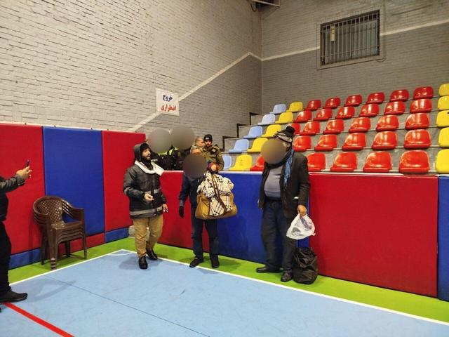 ۹۶ بی سرپناه در هسته مرکزی مشهد جمع‌آوری و اسکان داده شدند