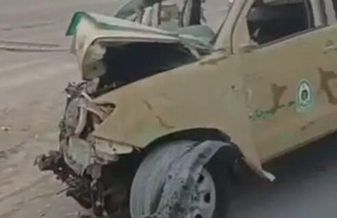 فیلم/ شهادت ۲ مرزبان در سانحه رانندگی حین مأموریت