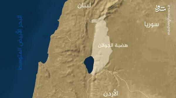 نقشه جنجالی دولت شورشیان؛ جولان از مرزهای سوریه محو شد