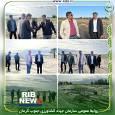 بازدید از خسارت سیل به بخش کشاورزی شهرستان کهنوج