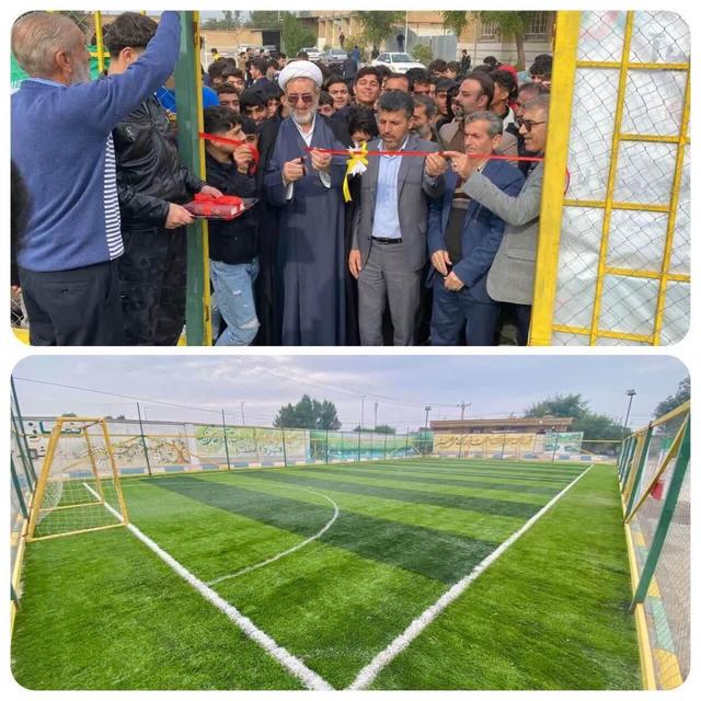 افتتاح دو زمین چمن مصنوعی در دزفول؛ گامی در توسعه زیرساخت‌های ورزشی مدارس خوزستان