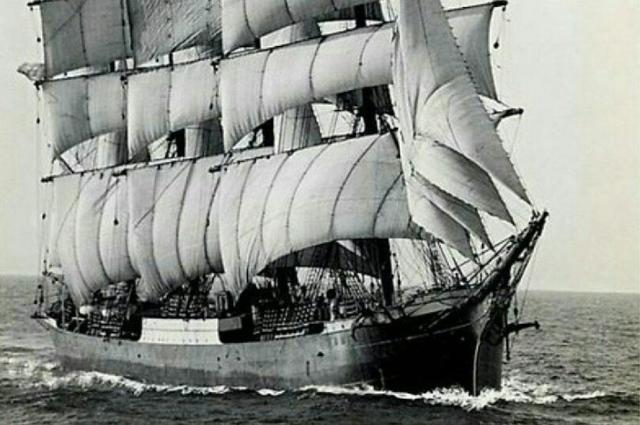 آخرین کشتی بادبانی-۱۸۴۸ (عکس)