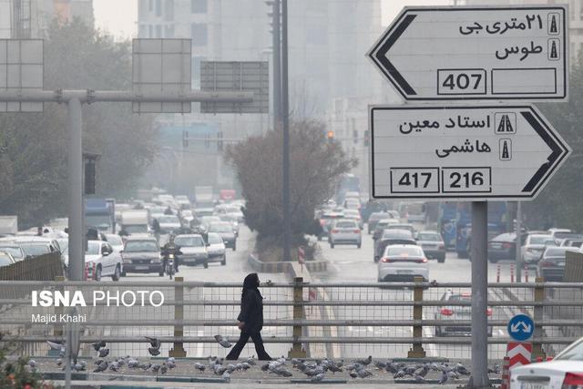 هوای تهران آلوده‌تر می‌شود