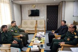 جلسه مشترک میراث‌فرهنگی قم و بنیاد حفظ آثار و نشر ارزش‌های دفاع مقدس قم