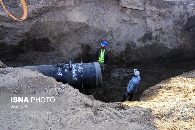 احداث بیش از ۱۰ کیلومتر خط انتقال آب در شهرستان خرمدره