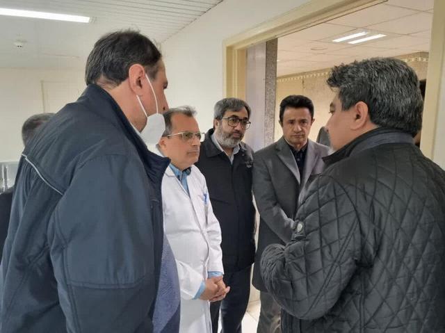 عیادت رئیس دانشگاه تبریز از دانشجوی مصدوم این دانشگاه