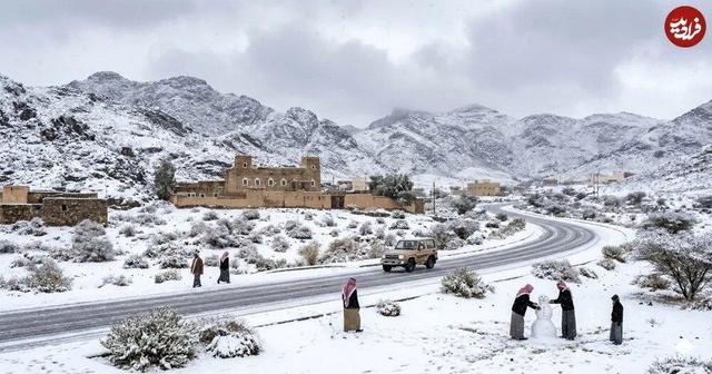 چرا پس از ۳۰ سال در عربستان سعودی برف بارید؟