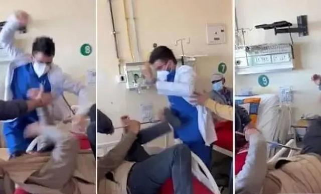 ببینید | حمله یک پزشک به بیمار در بیمارستانی در هند