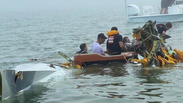 سقوط هواپیمای نیروی دریایی مکزیک در تگزاس/ دو نفر جان باختند