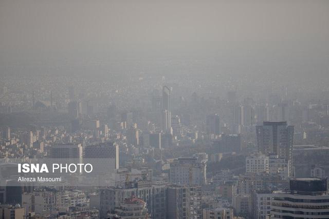 کیفیت هوای تهران در وضعیت قرمز