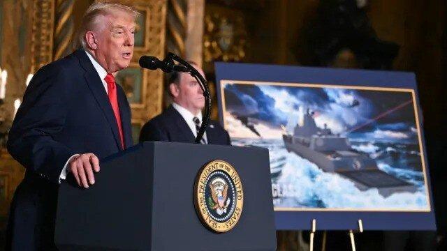 رئیس‌جمهور آمریکا ناوهای جنگی ناموجود «کلاس ترامپ» را معرفی کرد