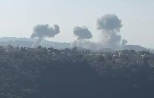 فیلم/ حمله رژیم صهیونیستی به جنوب لبنان