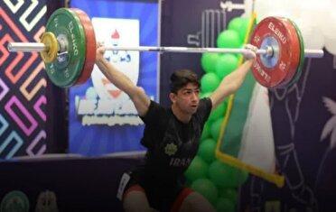 نایب‌قهرمانی وزنه‌بردار قمی در لیگ جوانان کشور