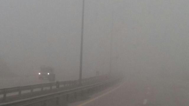 ببینید | اراک در مه؛ کاهش شدید دید افقی در شهر