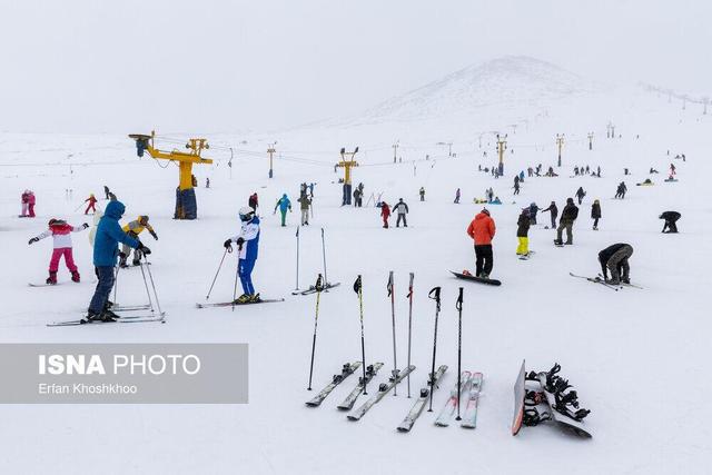 تصاویری دیدنی از افتتاح پیست اسکی توچال