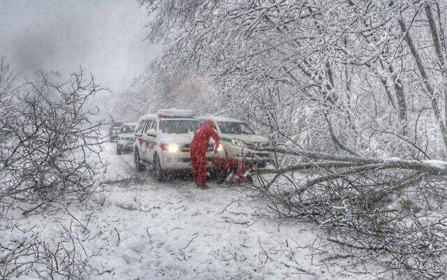 هشدار برف و باران شدید در این استان‌ها؛ هلال احمر آماده‌باش شد