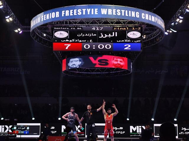 برترین آزادکاران مسابقات کشتی در تبریز معرفی شدند