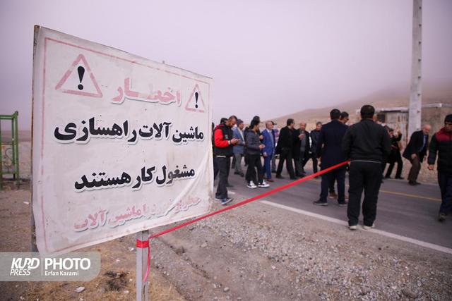 گزارش تصویری افتتاح 3 پروژه راه روستایی در شهرستان قروه / عکاس : عرفان کرمی