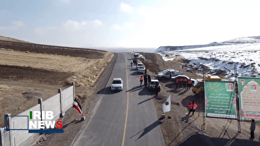 افتتاح و کلنگ زنی طرح راه های روستایی کردستان