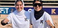 قهرمانی فرحبدنیا و حیدری در هفته نخست تنیس ساحلی جام خلیج فارس