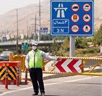 جاده چالوس یکطرفه شد