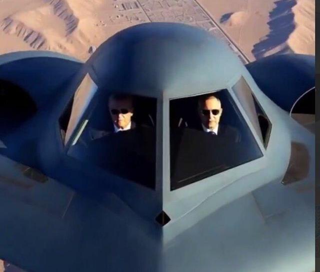 نتانیاهو و ترامپ پشت فرمان B-2 نشستند! +ویدیو