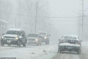 طوفان برف و اختلال گسترده حمل و نقل در نیویورک