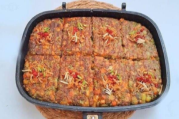 آموزش آشپزی / طرز تهیه کوکوی هفت پیکر تبریزی