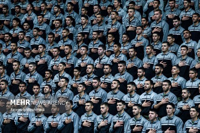 آیین افتتاحیه چهاردهمین‌ المپیاد فرهنگی ورزشی دانشگاه‌های نیروهای مسلح