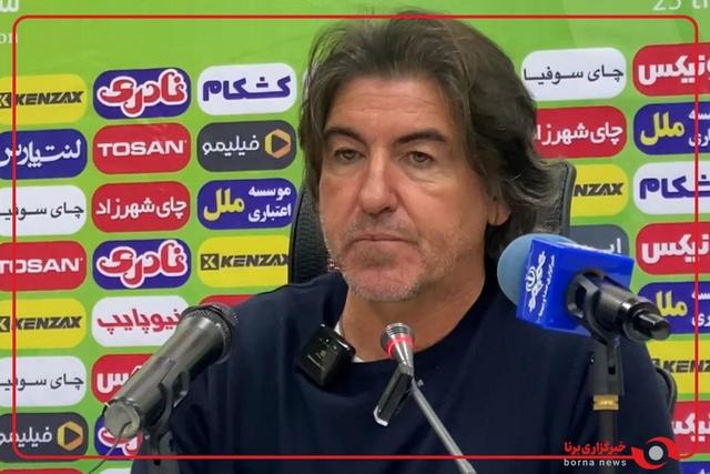 ساپینتو در کنفرانس خبری پس از دیدار مقابل گل‌گهر: مسئولیت دریافت گل از ضربات ایستگاهی را می‌پذیرم