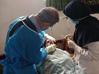 بهره مندی ۳۰۰ نفر از مردم روستای وناجم ساری از خدمات پزشکی