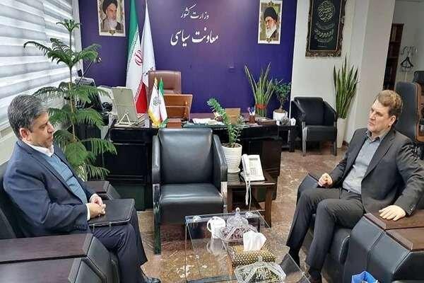 بررسی روند انتخابات شوراها در دیدار استاندار اردبیل با معاون سیاسی وزیر کشور