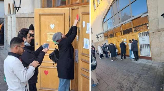 اعلام همبستگی فعالان مدنی دربرابر مسجد جامع استکهلم سوئد