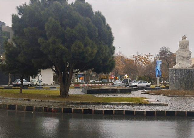 بارش باران هوای سنندج را تازه کرد