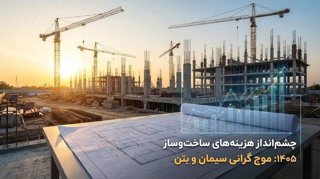 چشم‌انداز هزینه‌های ساخت‌وساز در سال ۱۴۰۵؛ موج جدید افزایش قیمت سیمان و بتن چقدر جدی است؟