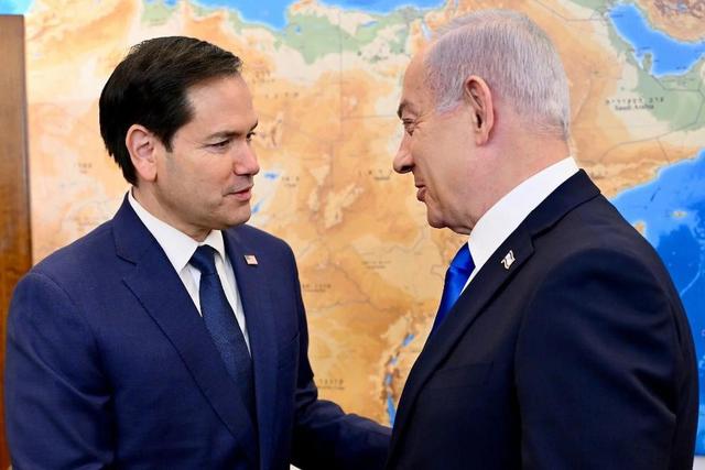 دیدار نتانیاهو با روبیو