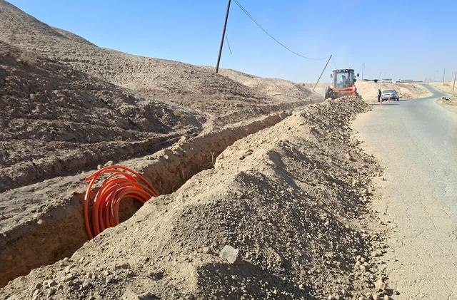 زمینی‌سازی مسیر فیبرنوری مخابرات ایوانکی به کرک برای ارتقای پایداری ارتباطات