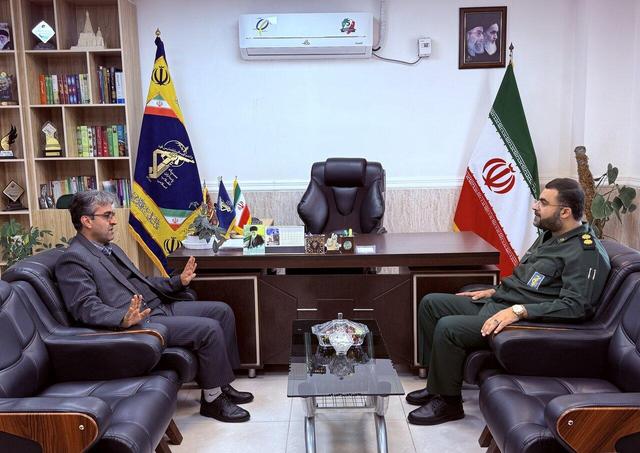 تأکید بخشدار ویژه خارگ بر تقویت همکاری‌های مشترک با سپاه ثارالله
