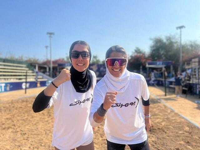 هفته دوم مسابقات بین‌المللی تنیس ساحلی؛ انواری و ثابتی‌ قهرمان شدند