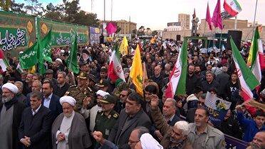 میثاق دوباره امت با ولایت در مراسم ۹ دی سمنان