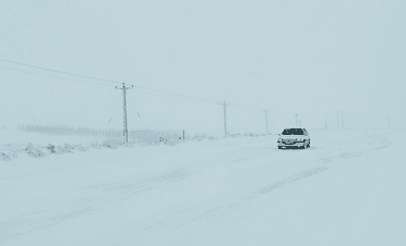 کولاک و بوران در کوهرنگ