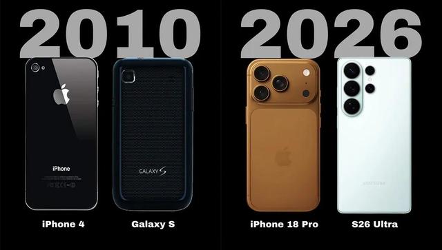 تمام گلکسی های سری اس سامسونگ مقابل تمام آیفون های اپل! (تصویری)