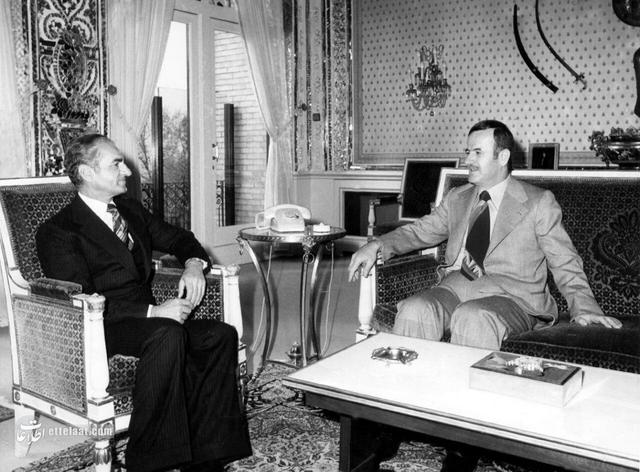 عکس‌/ سفر حافظ اسد به تهران و دیدار با فرح و محمدرضا پهلوی!